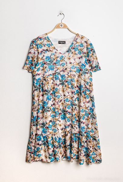 Picture of PLUS SZIE FLORAL DRESS